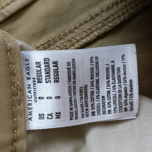 American Eagle Hi-Rise Jegging Super Stretch Jeans 0 Brown Tan - Picture 5 of 15